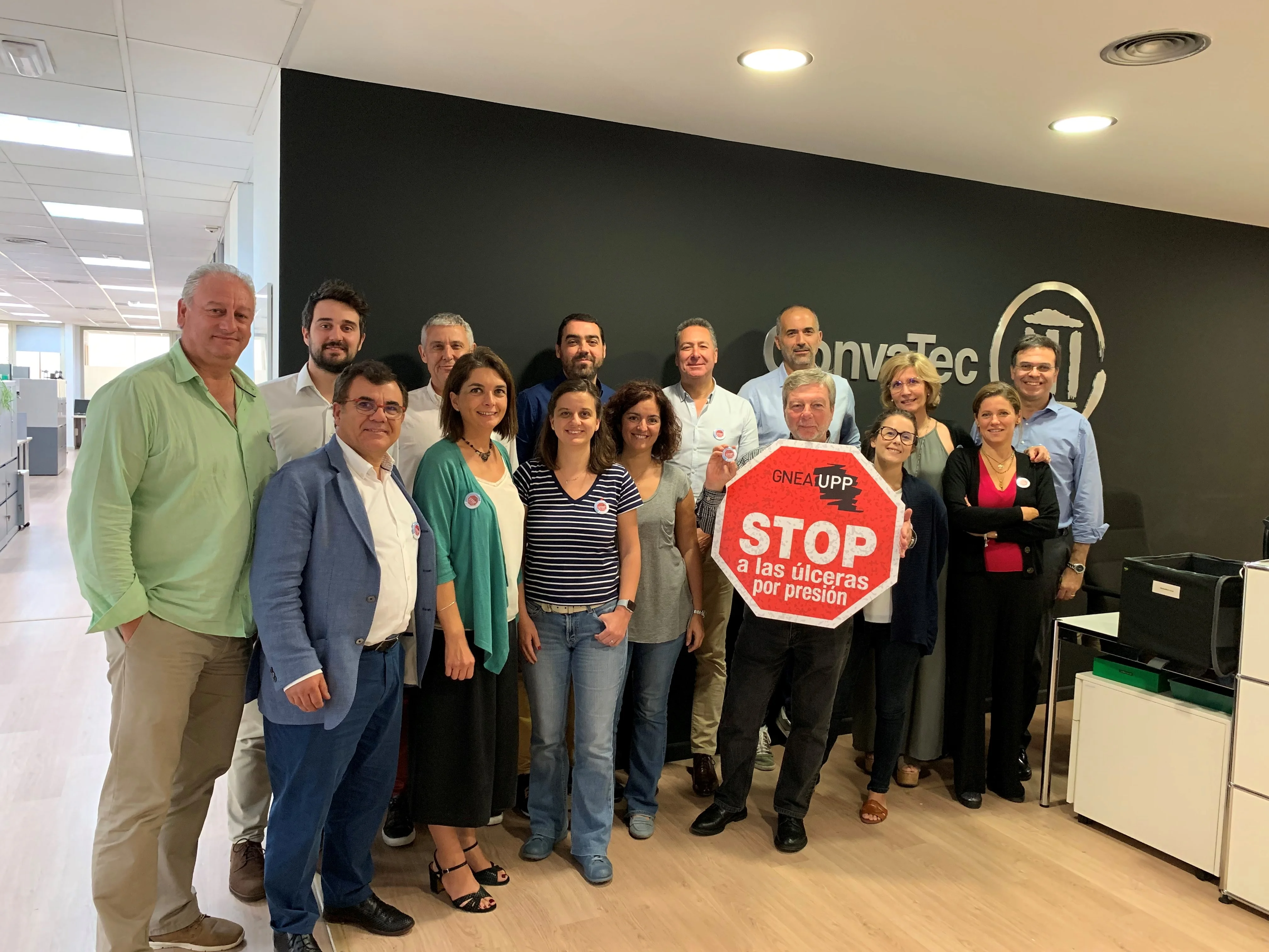 a group of people posing for a photo