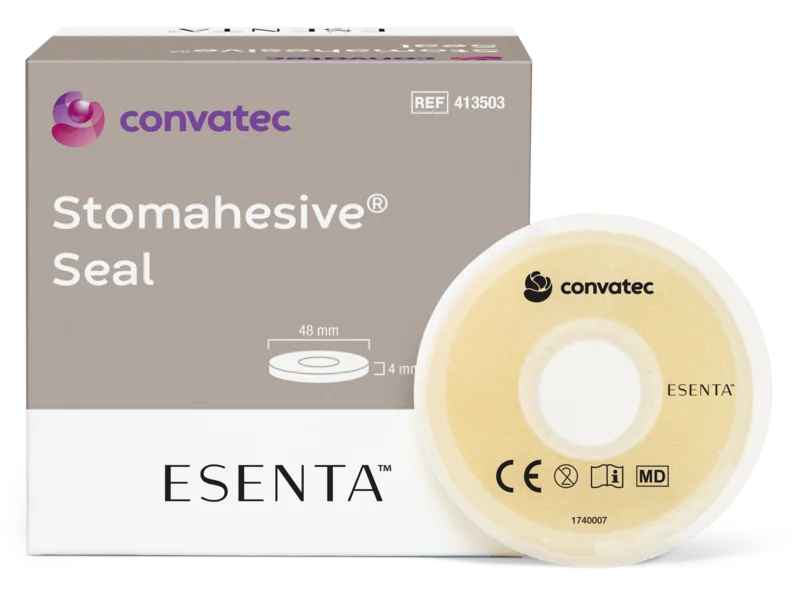 a blue box with a white circle and a white circle with text