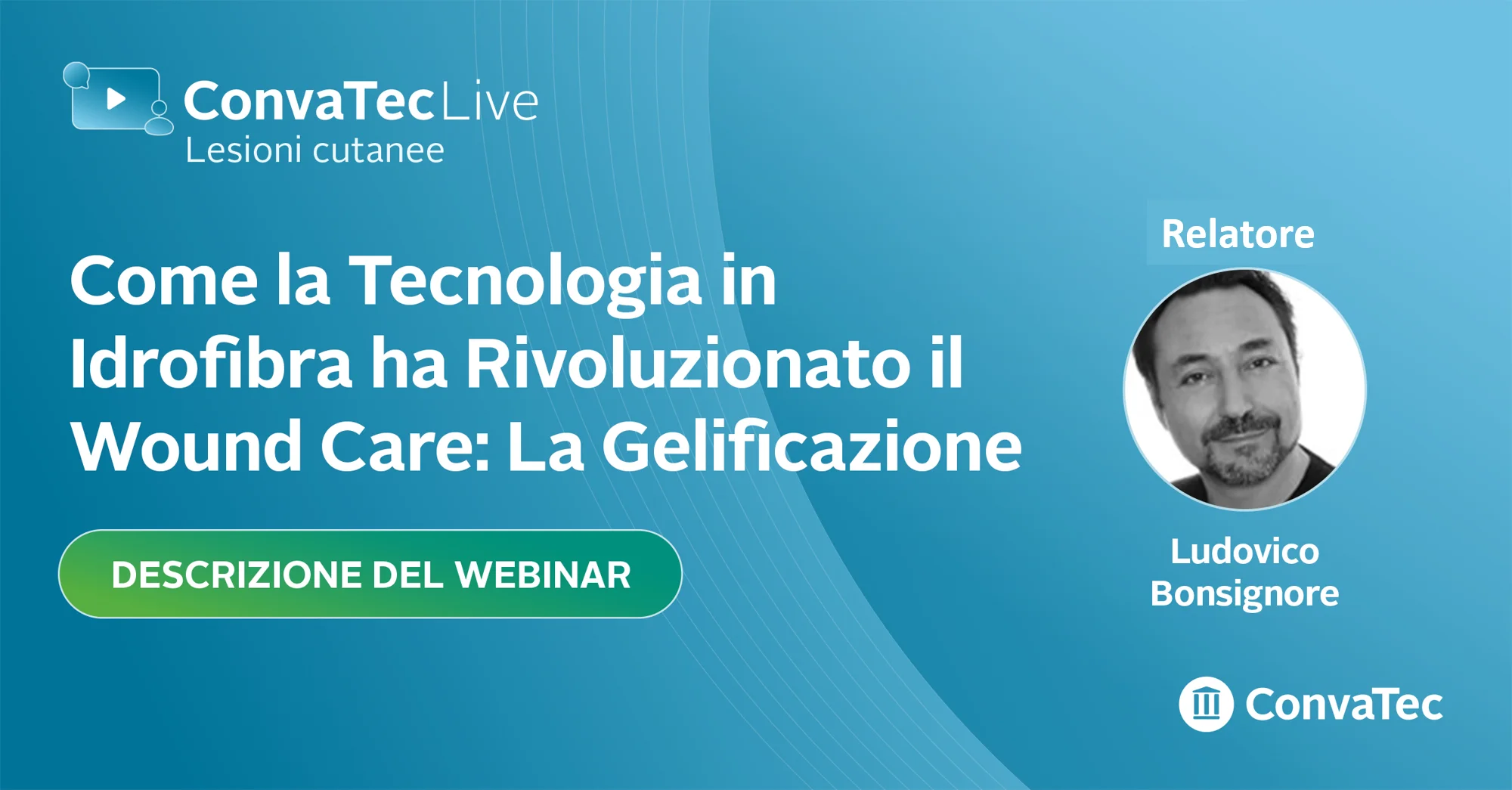 a man's face on a blue background