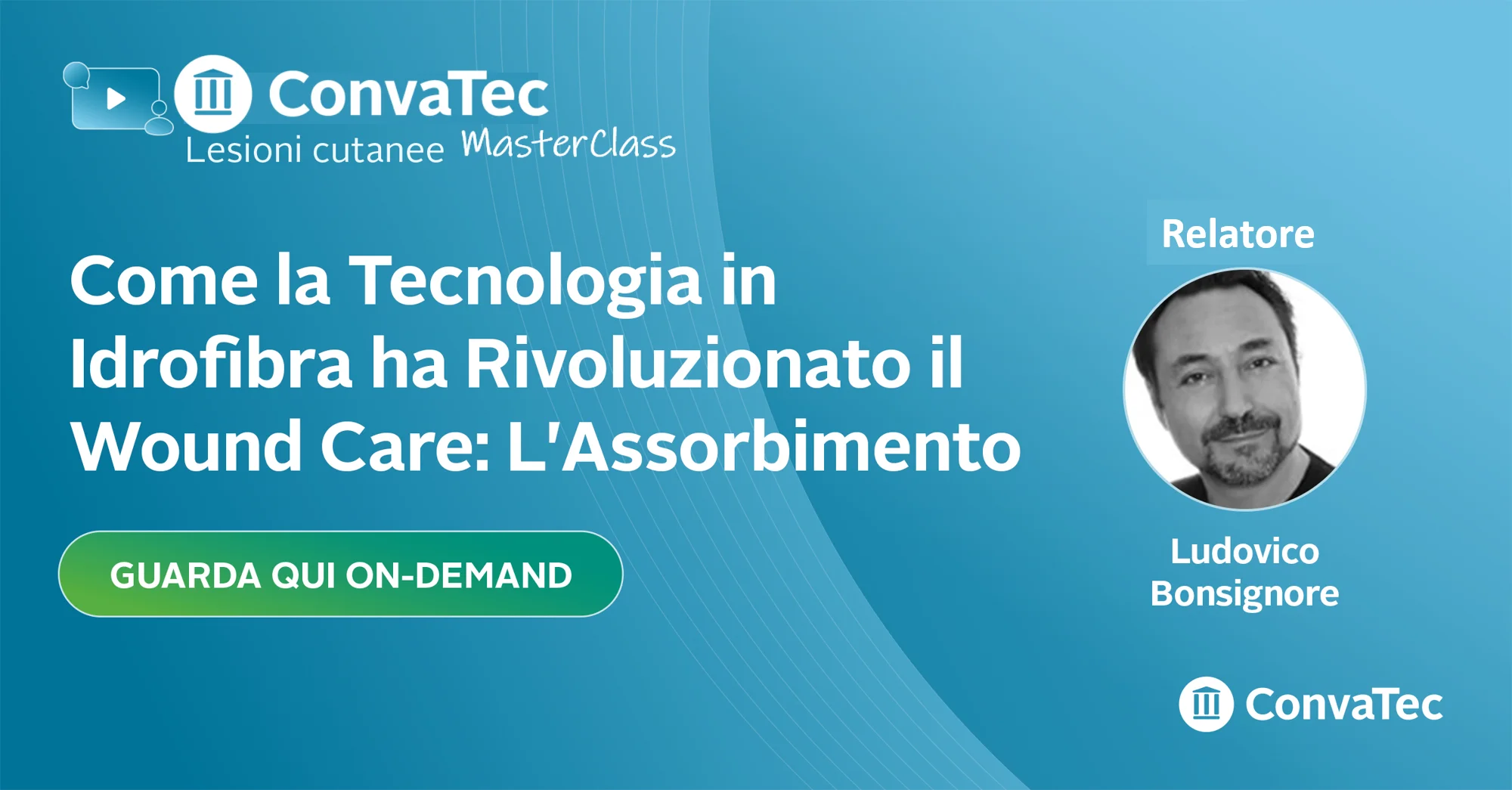 a man's face on a blue background