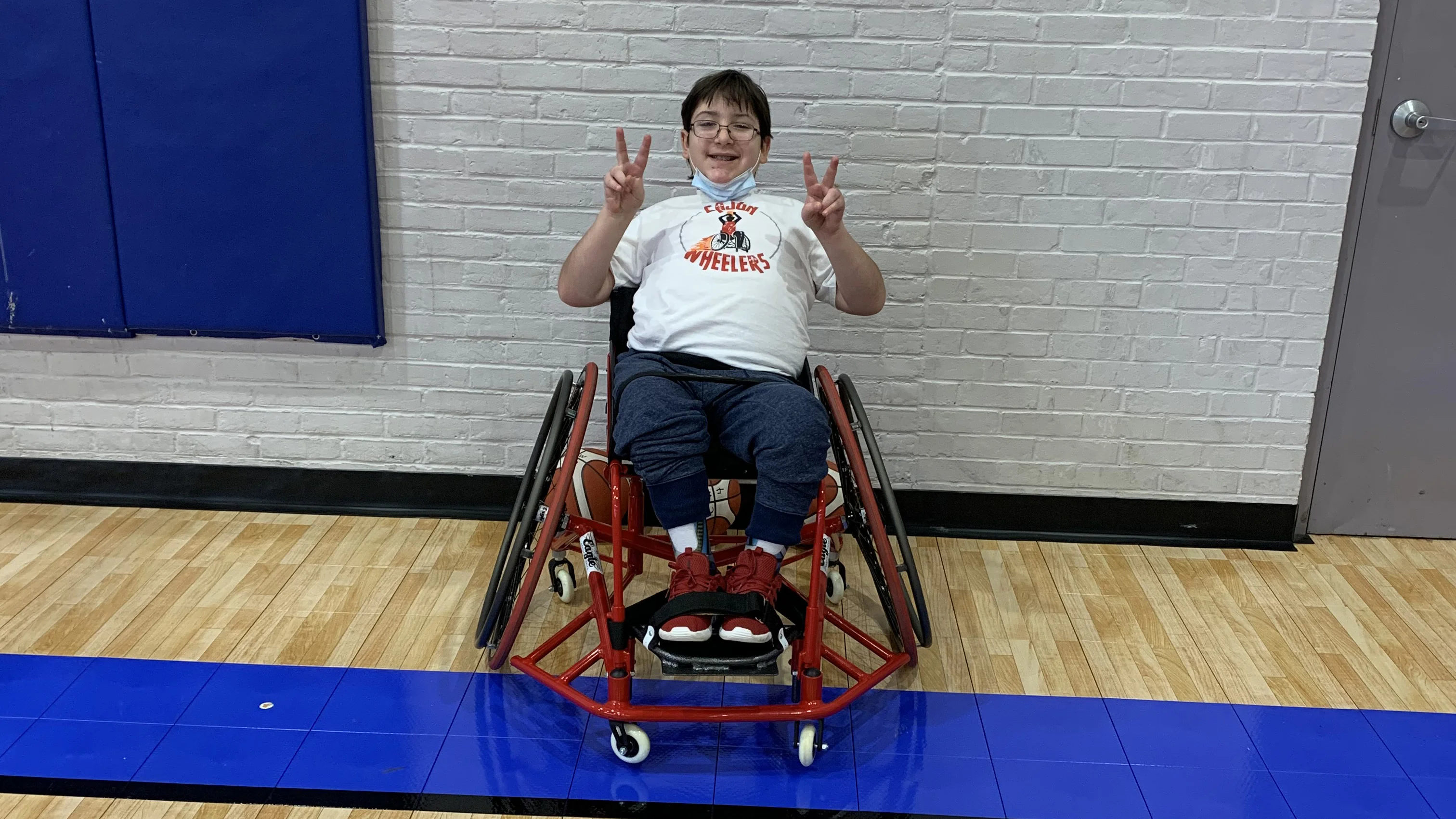 Bobsled franchissant une ligne d’arrivée