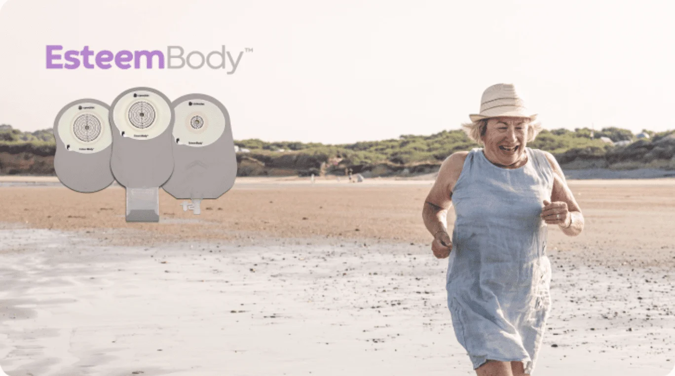 a person wearing a hat and holding a bunch of large blocks