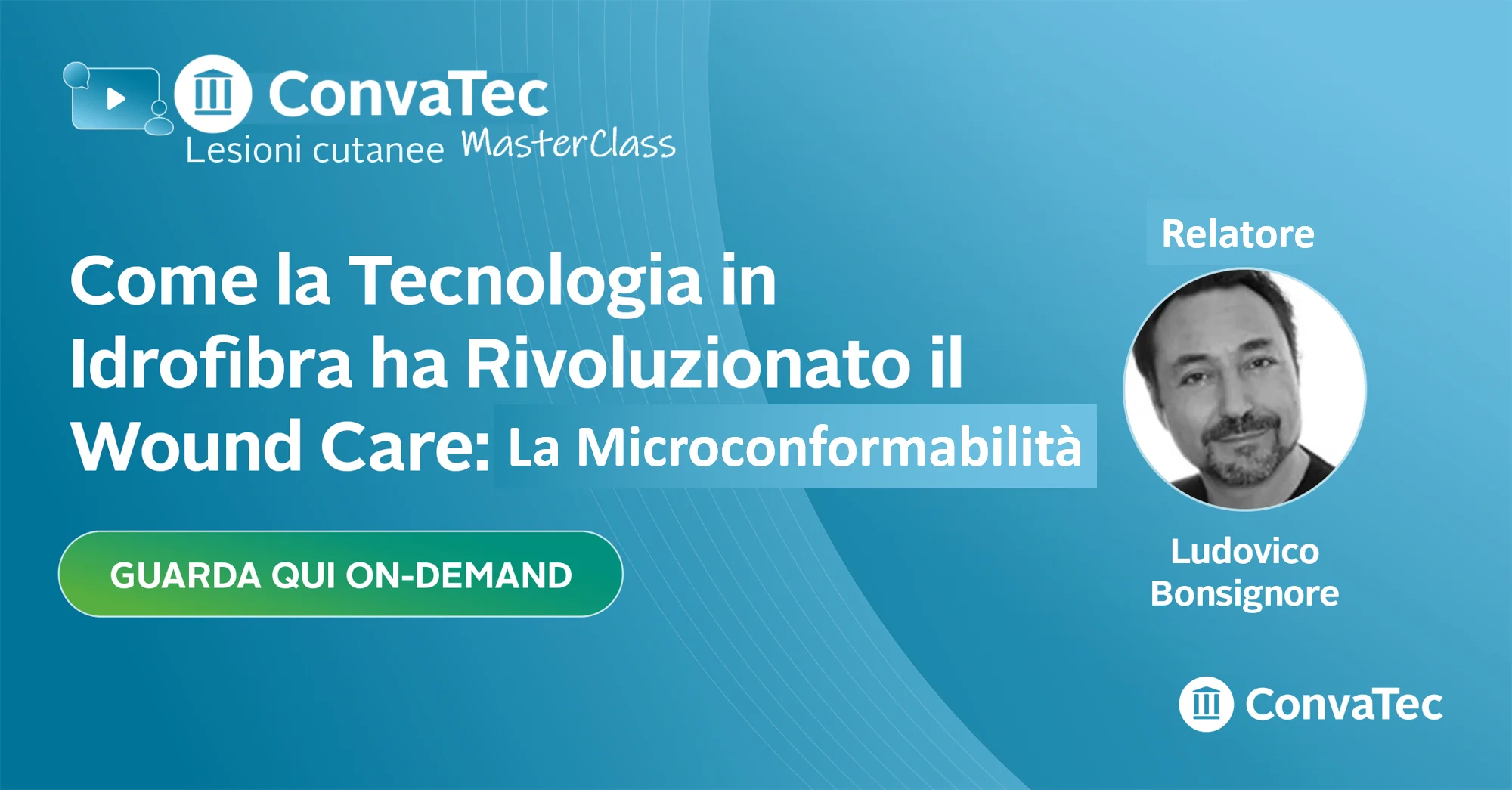 a man's face on a blue background